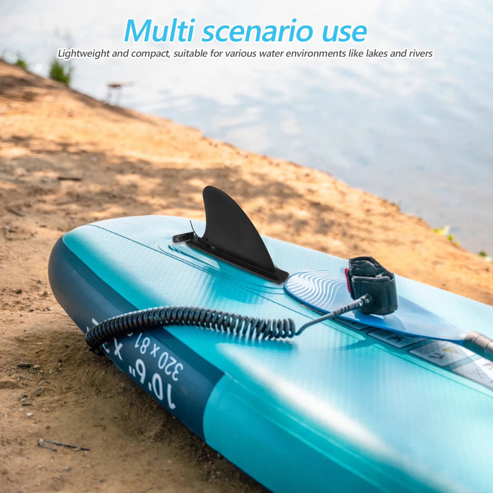 

Комплект съемных плавников для надувной доски для падлбординга и каяка: конструкция для разделения водной массы, повышающая скорость и контроль в непростых течениях