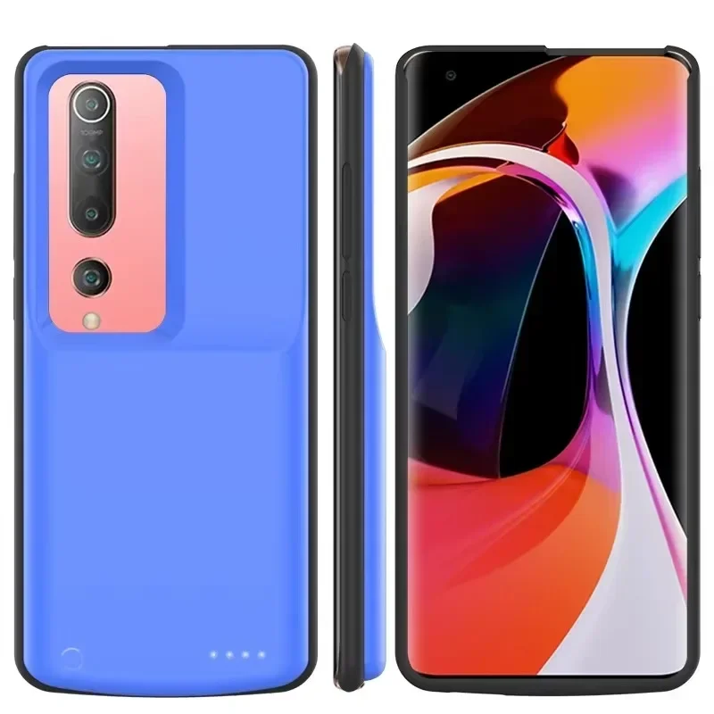 حافظة طاقة جديدة لهاتف Xiaomi 10 10S Pro حافظة شاحن بطارية من السيليكون المقاوم للصدمات باور بانك بمشبك خلفي بطارية محمولة 10000 مللي أمبير في الساعة #4