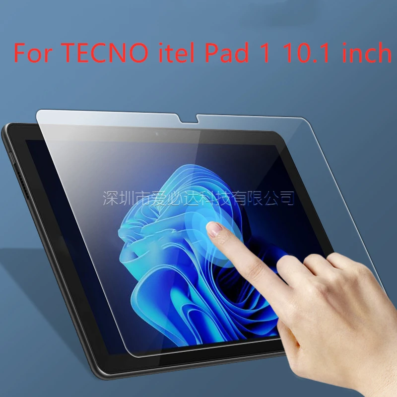 Pelindung layar kaca Tempered untuk TECNO itel Pad 1 10.1 inci layar Tablet kaca