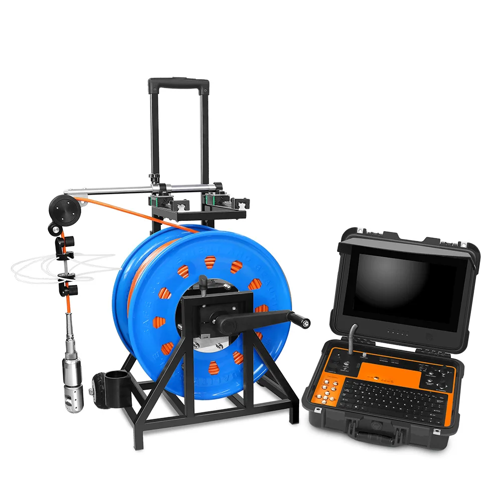 GV13-50PTS 13-inch HD Screen Azimuth/tilt 360-degree Rotating Oil Well Inspection Camera 100-meter Cable with Manual Focus
