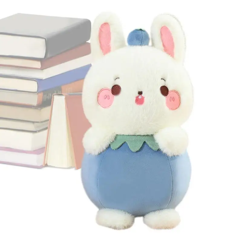 Bunny Plush Doll Soft Cute Plush Toy Rabbit Stuffed Animal Huggable Stand Room Decor Cuddly Throw Pillow For Kids