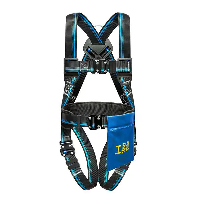 Full Body High Altitude Work Safety Harness Five Point Safety Belt Rope Outdoor Rock Climbing Training Protection Equipment