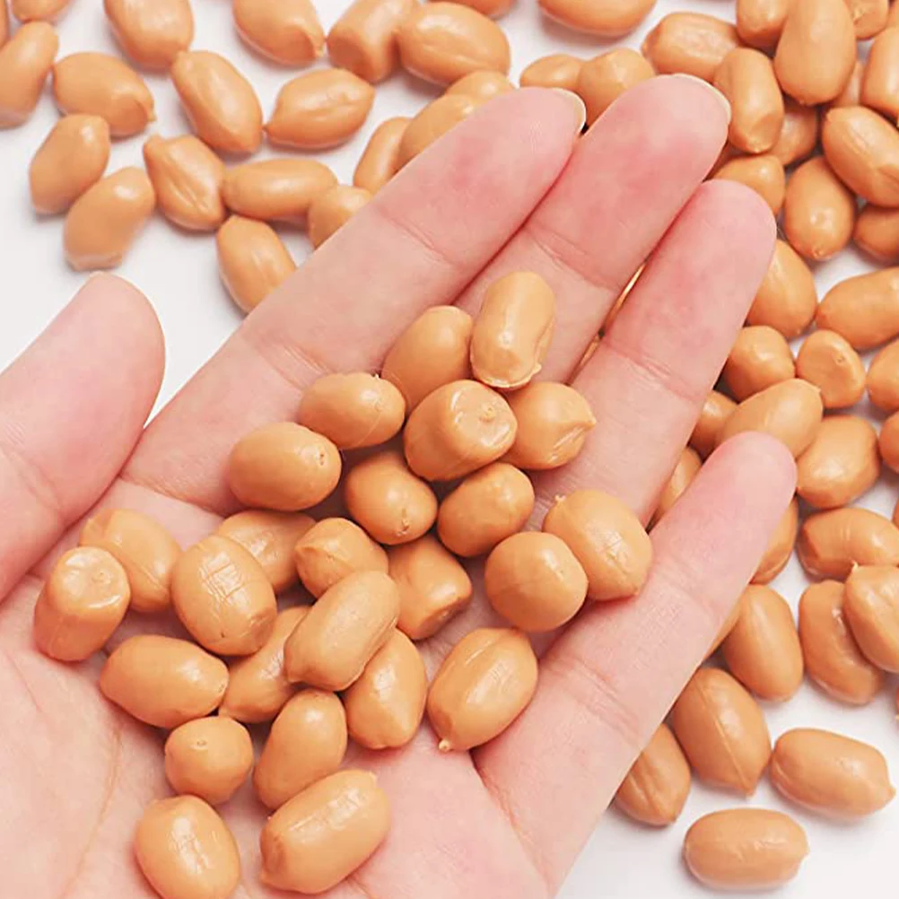 

1 Bag Artificial Groundnut Fake Peanut Kernels Dried Fruits Photo Lifelike Peanut Kernels Models For Photography Film Props