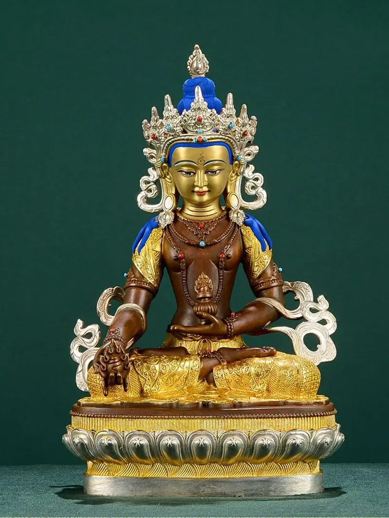 21cm 30cm 46cm Copper Ksitigarbha buddha statue Tibet buddhism Dizang ksitigarbha bodhisattva Large size