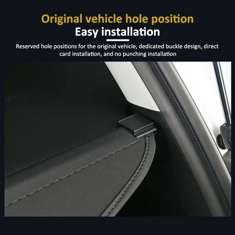 For Nissan Note E11 2004 2005 2006 2007 2008 2009 2010 2011 2012 Trunk Curtain Mat Rear Curtain Retractable Interior Accessories