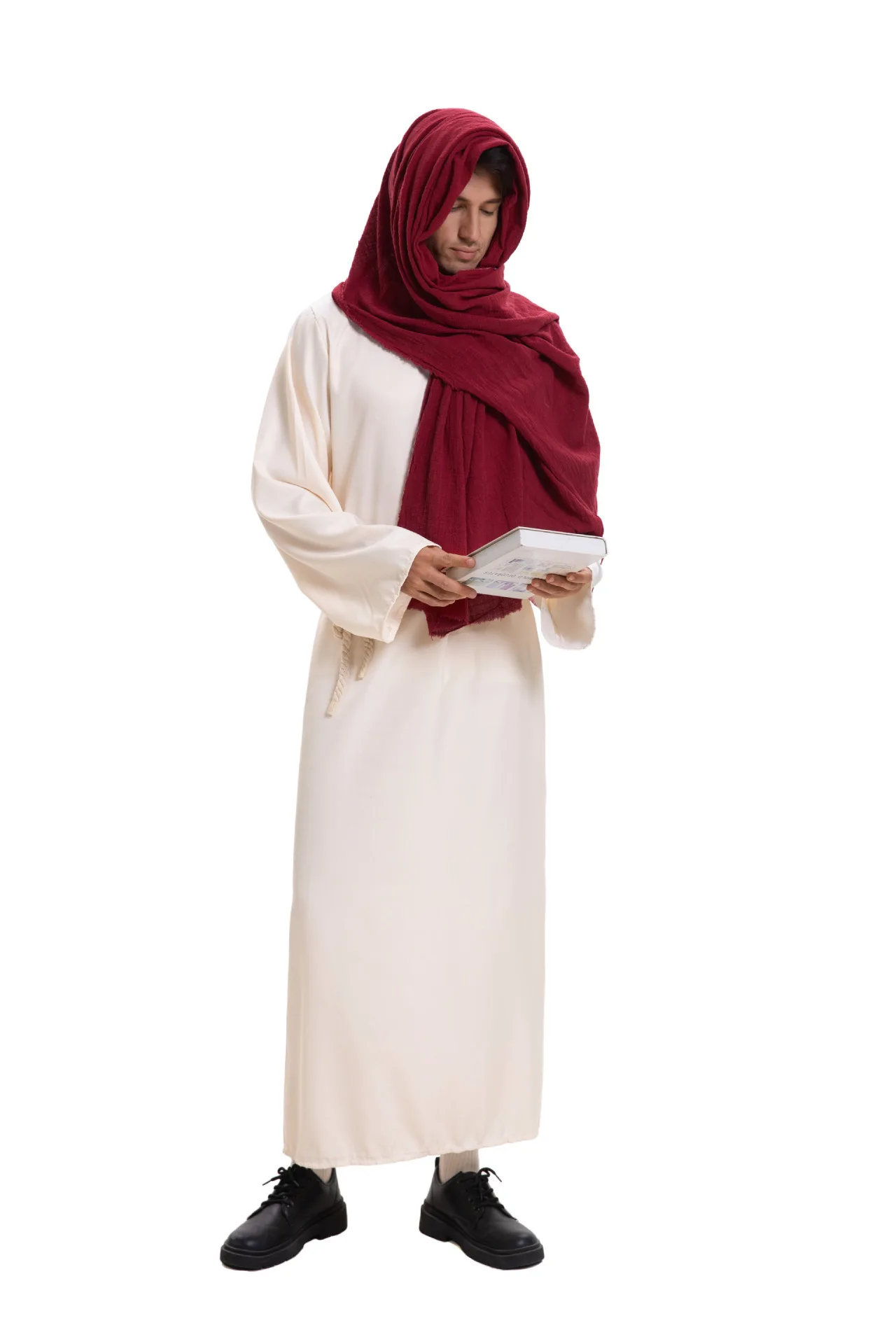 

Men's Halloween Retro Arabian Robe Middle Eastern Costume Cosplay Shepherd Costume