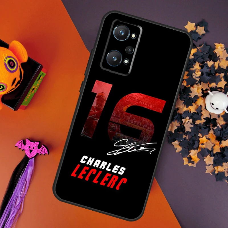 F1 Charles Leclerc 16 For Realme GT Neo 5 3 2 C55 C35 C33 C31 C30 C25 C21Y C15 C11 Realme 10 8 9 11 Pro Plus Case