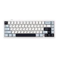EPOMAKER x AULA F65 Teclado mecánico inalámbrico con cable/Bluetooth/2,4G montado en junta intercambiable en caliente con diseño 65% para Mac/Win