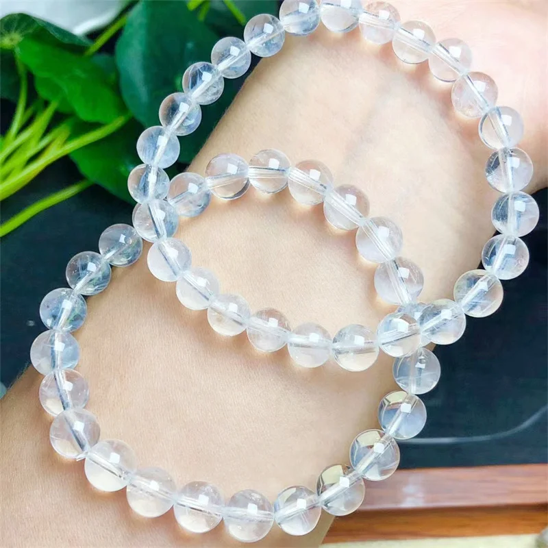 

Natural Dumortierite Bracelet Crystal Bracelets Bead Stretch Healing Gemstone Birthday Present 1PCS 9.8MM