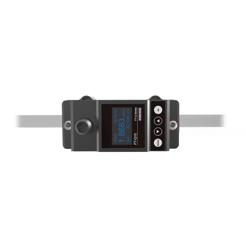 High Precision 4-20mAh Modbus RS485 DN32 Clamp Ultrasonic Water Flowmeter Sensor