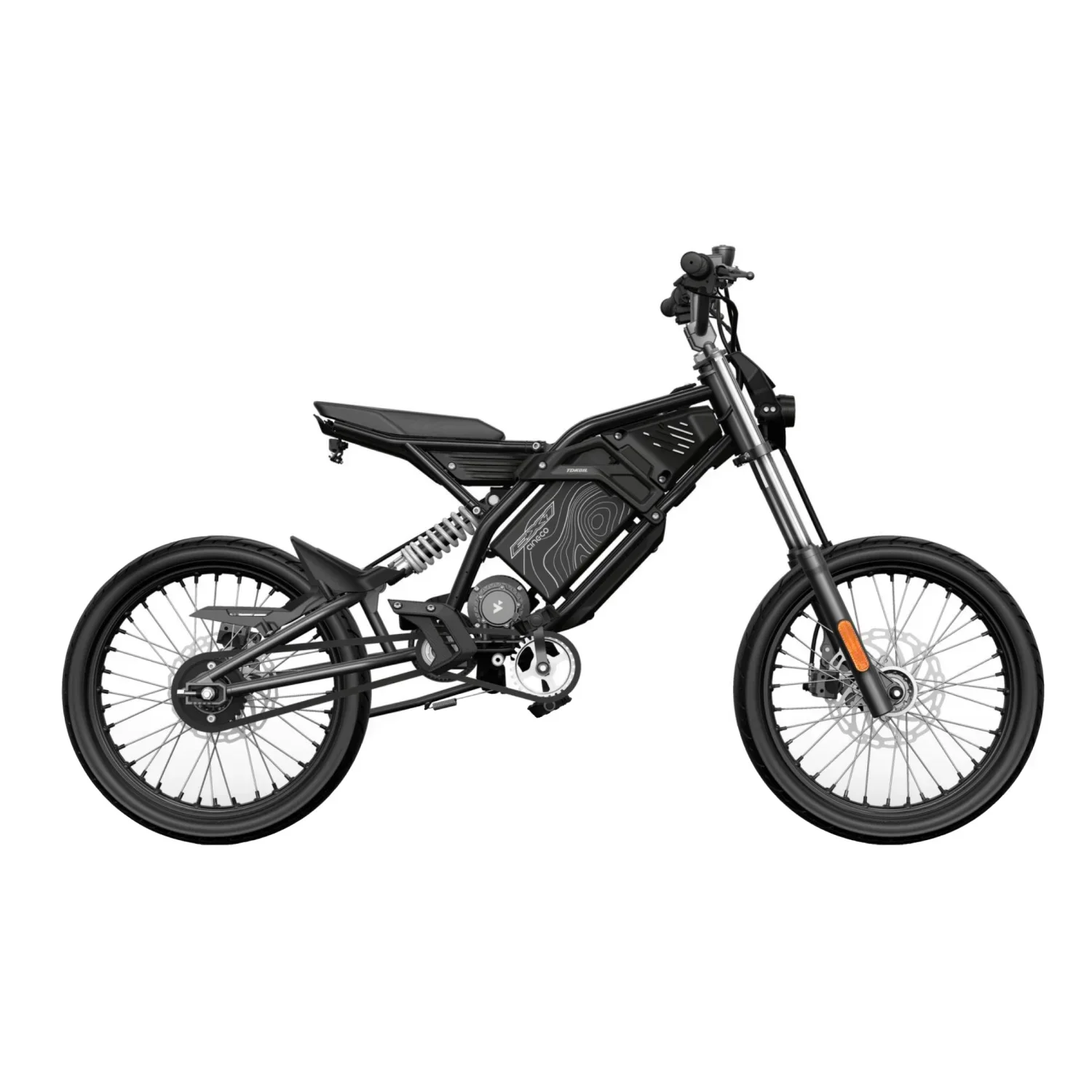 New color scheme commuter, off-road, two-wheeled electric vehicle