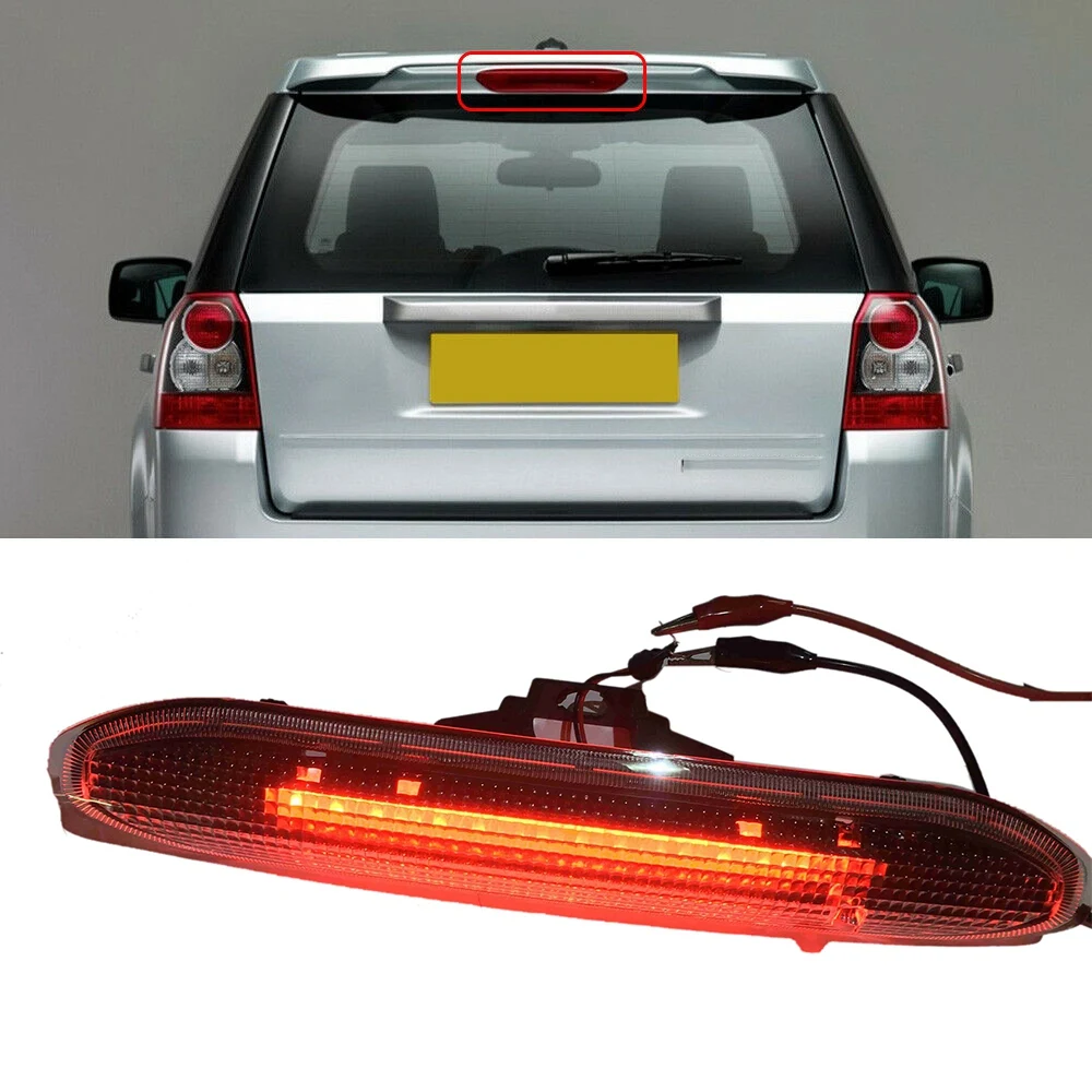 LED Rear High Lever Third 3Rd Brake Light Lamp for Land Rover Freelander 2 LR2 2006-2014 LR036355 LR022048 Transparent