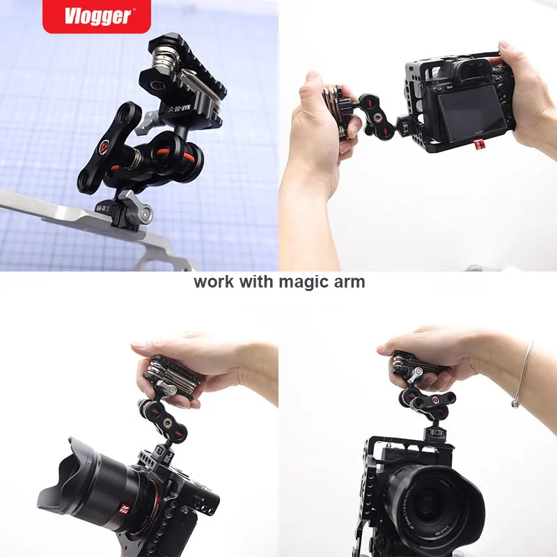 Vlogger Universal DSLR Camera Rig Folding Tool Set with Screwdrivers 1/43/8 Tool Set DSLR Camera Rig Folding Tool Set Photograph