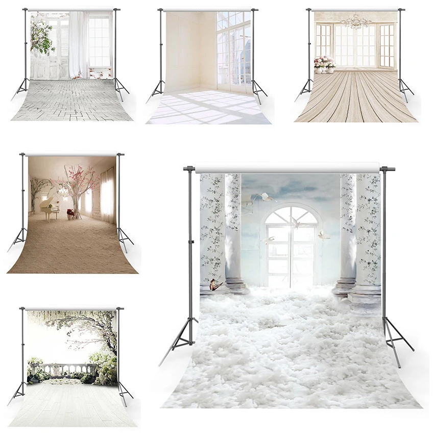 Mehofond Photography Background Modern Interior Room French Windows Curtain Wedding Adult Portrait Decor Backdrop Photo Studio