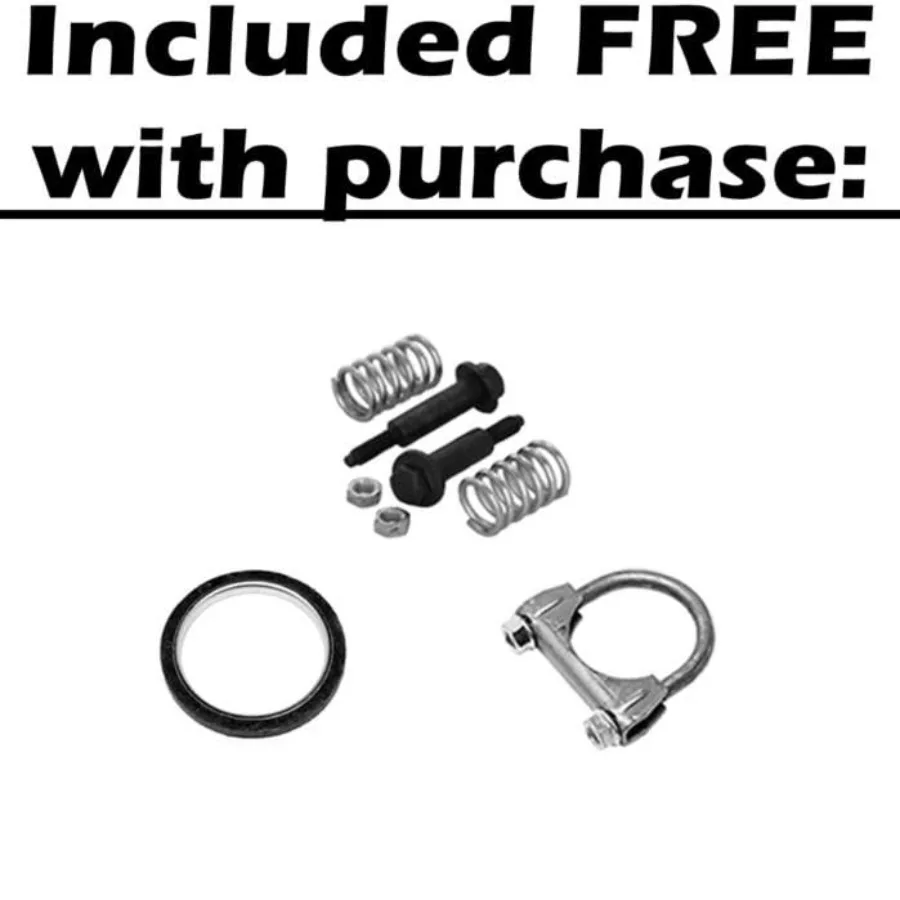 طقم نظام عادم كاتم صوت أنبوب الرنان لـ 20052008 تويوتا كورولا 1.8L مع أداء معزز للبناء من الفولاذ المقاوم للصدأ