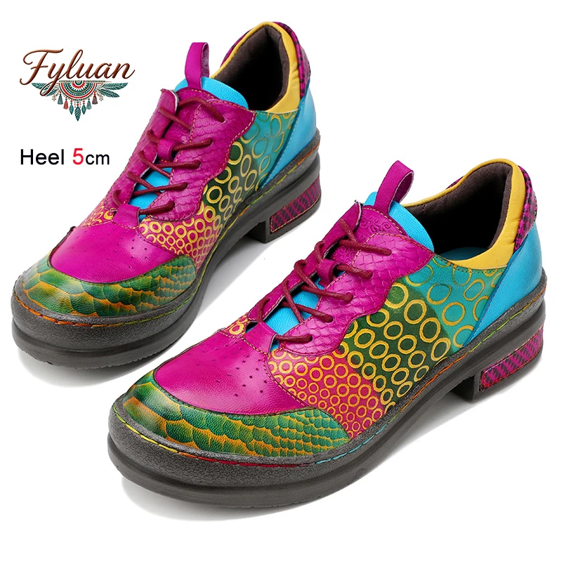 Zapatos De Mujer Color Rojo Rosa, Moda Primavera-Verano 2026, Planos Con Tacón Medio De 5Cm, Con Cordones, Punta Redonda — -40%, 34.66€ Coupon, from 51.99€ – 40% descuento – €51.99