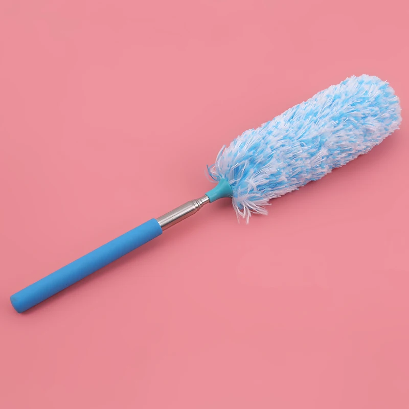 Stretch Extend Dust Shan Adjustable Feather Duster Household Dusting Brush Cars Cleaning Kitchen Accessories