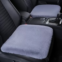 Soft Velvet Imitation Rabbit Fur Car Seat Cover - Comfortable All Year Round, Hand Washable Detachable Office Chair Cushion