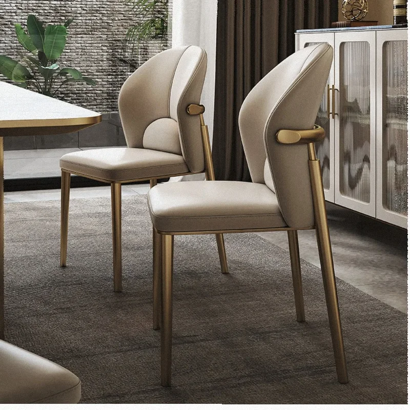 Bistro-Esszimmerstühle im italienischen Stil, Designer-Rückenlehne, natürliche Esszimmerstühle für Schlafzimmer, Schubladenstuhl, einfache Sillas Para Comedor, Möbel