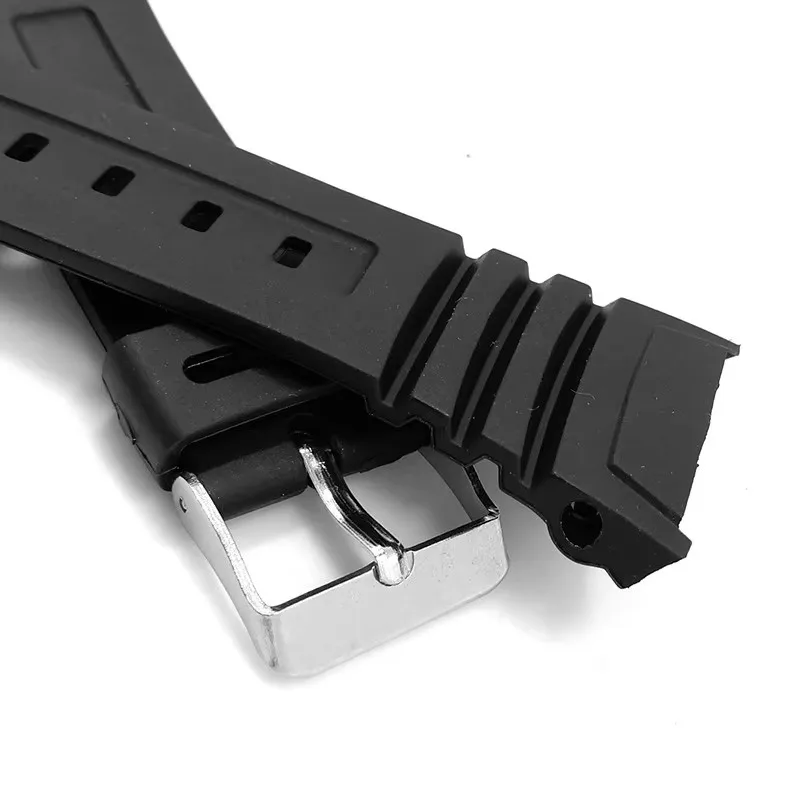 سيليكون حزام ساعة رياضية ل كاسيو 3239 W-96H-1A W-96H-1B W-96H-2A W-96H-3A W-96H-4A2 W-96H-4A W-96H-9A الساعات الإلكترونية