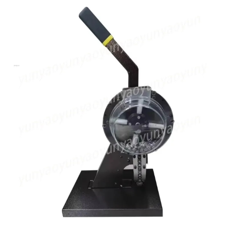 10mm Semi-Automatic Grommet Machine, No-Ring Eyelet Press for Tarpaulin Banner Fabric, Punching Tool for Stand Display
