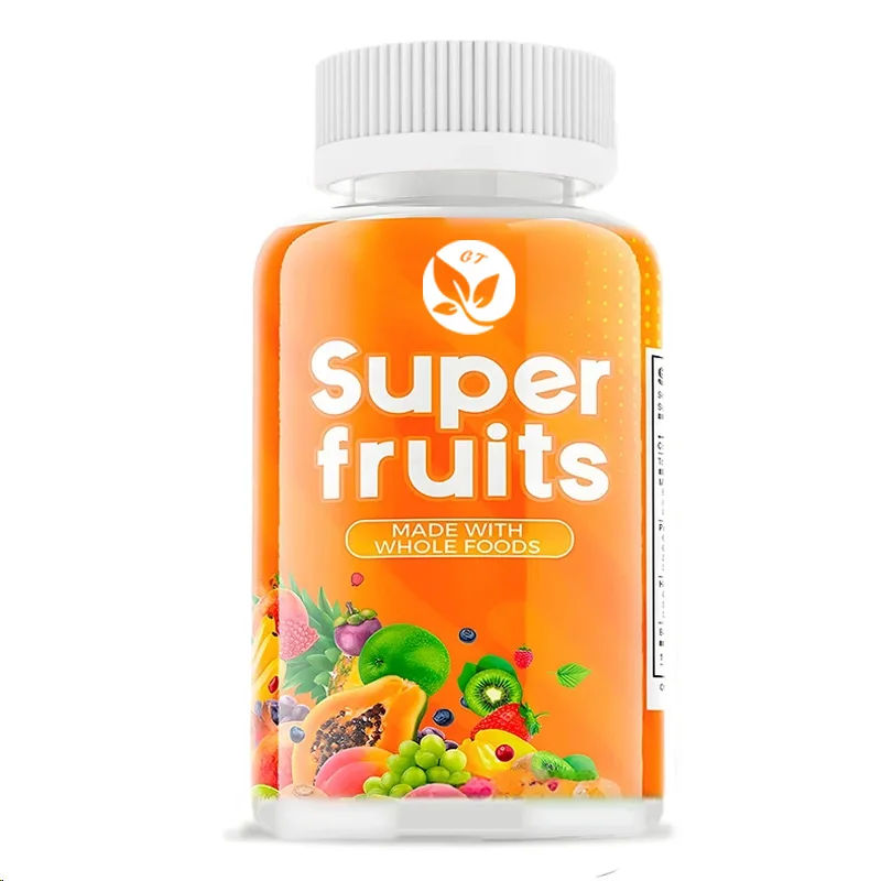 Super Fruit Supplement Organic Whole Super Food Vitamin and Mineral 60 Capsules Suitable for Women, Men, and Children - Soy Free