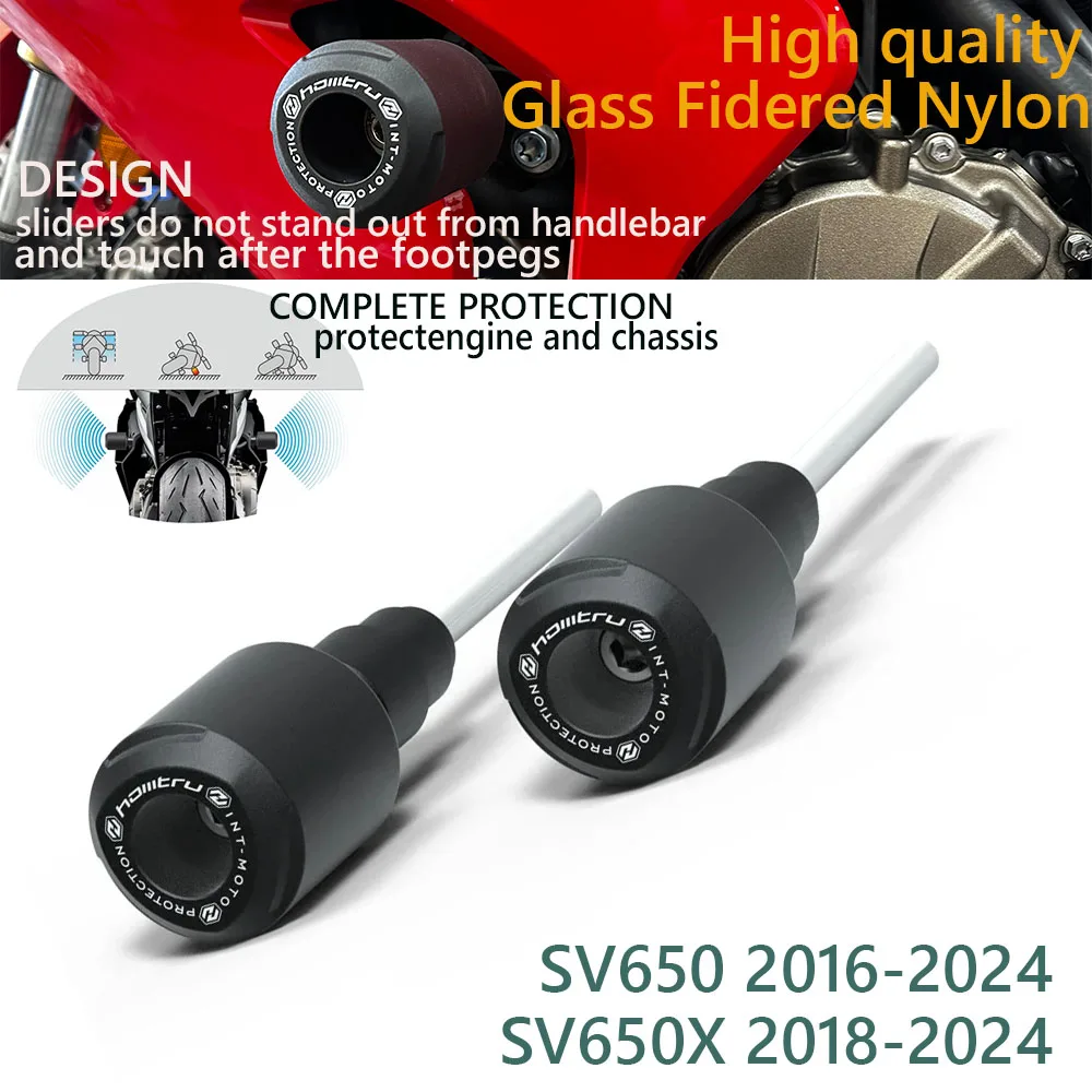 

FOR SUZUKI SV650 2016-2024 SV650X 2018-2024 Safety protection Crash Protection Bobbins