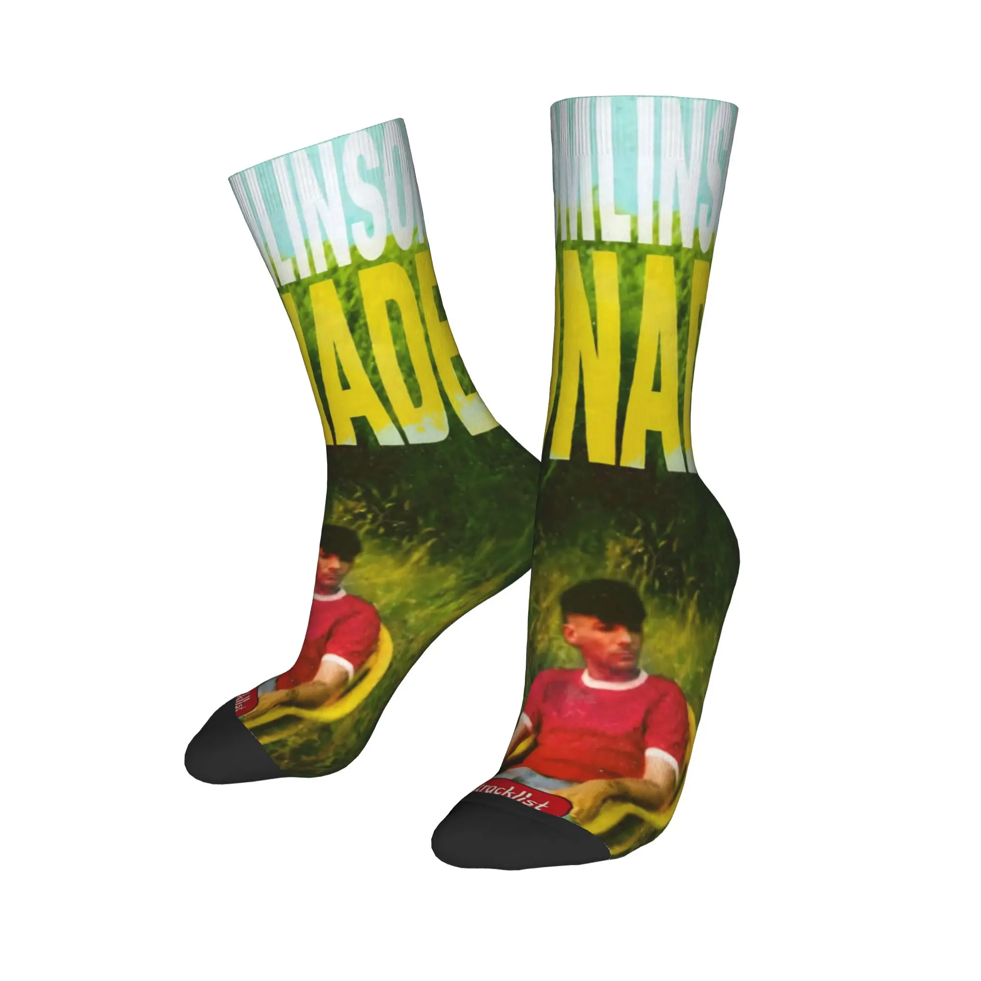 الرجال الجوارب لويس توملينسون عصير الليمون جولة جوارب الشتاء الجدة متوسطة جوارب ناعمة الرسم الدراجات عدم الانزلاق الجوارب