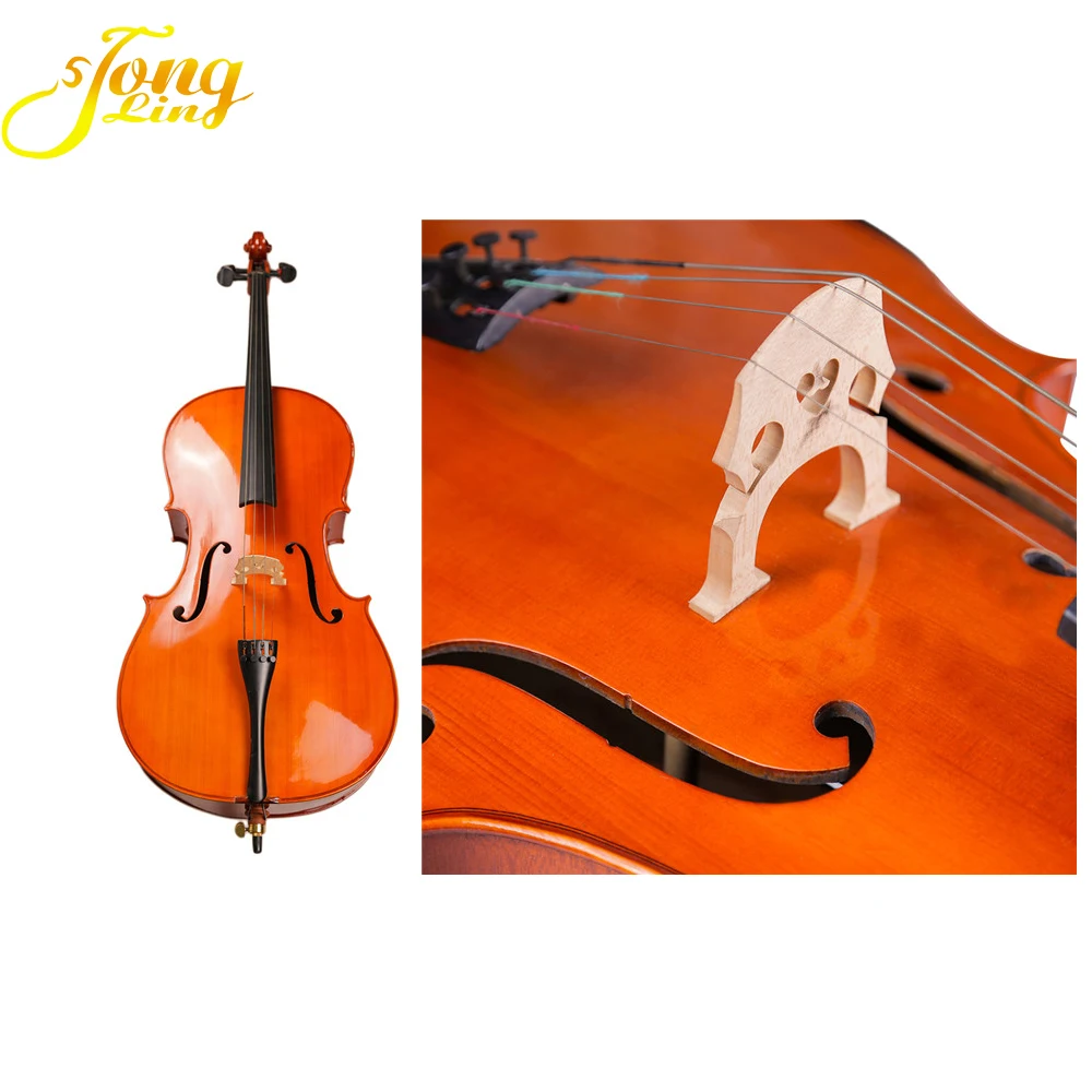 Factory Cheap Price Handmade Plywood Cello For Beginner
