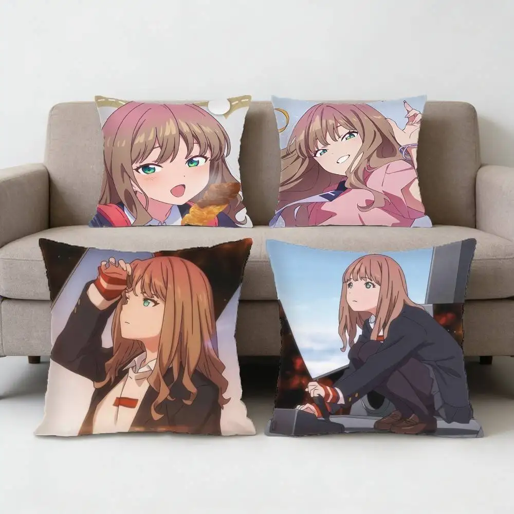 

SSSS.Dynazenon Minami Yume Pillow Case Anti-dustmite Pillowcase Invisible zipper silky Sofa cushion cover for bedroom