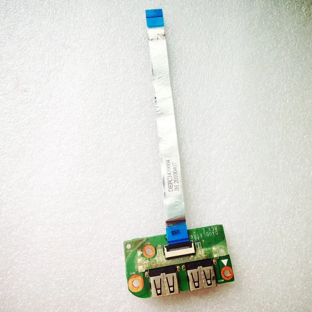FOR Toshiba Satellite L650 L650D L655 L655D L750 L755 L750D Series Dual Usb Port Board DA0BL6TB6E0 DA0BL6TB6F0 Power switch L650