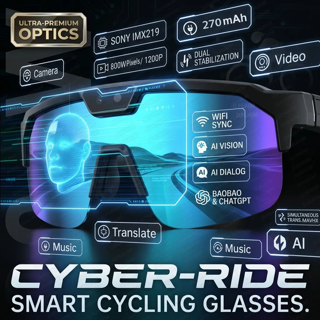 

NEW HD Video Glasses Action Camera Sunglasses Smart Glasses Sports Glasses Outdoor Bicycle Motorcycle Driver Recorder Walk Cam