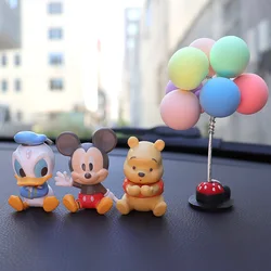 5.5cm 3Pcs/Set  Disney Mickey Mouse And Donald Duck Pooh Bear Edward Pooh Q Version PVC Action Figures Model Toys Kids Gifts