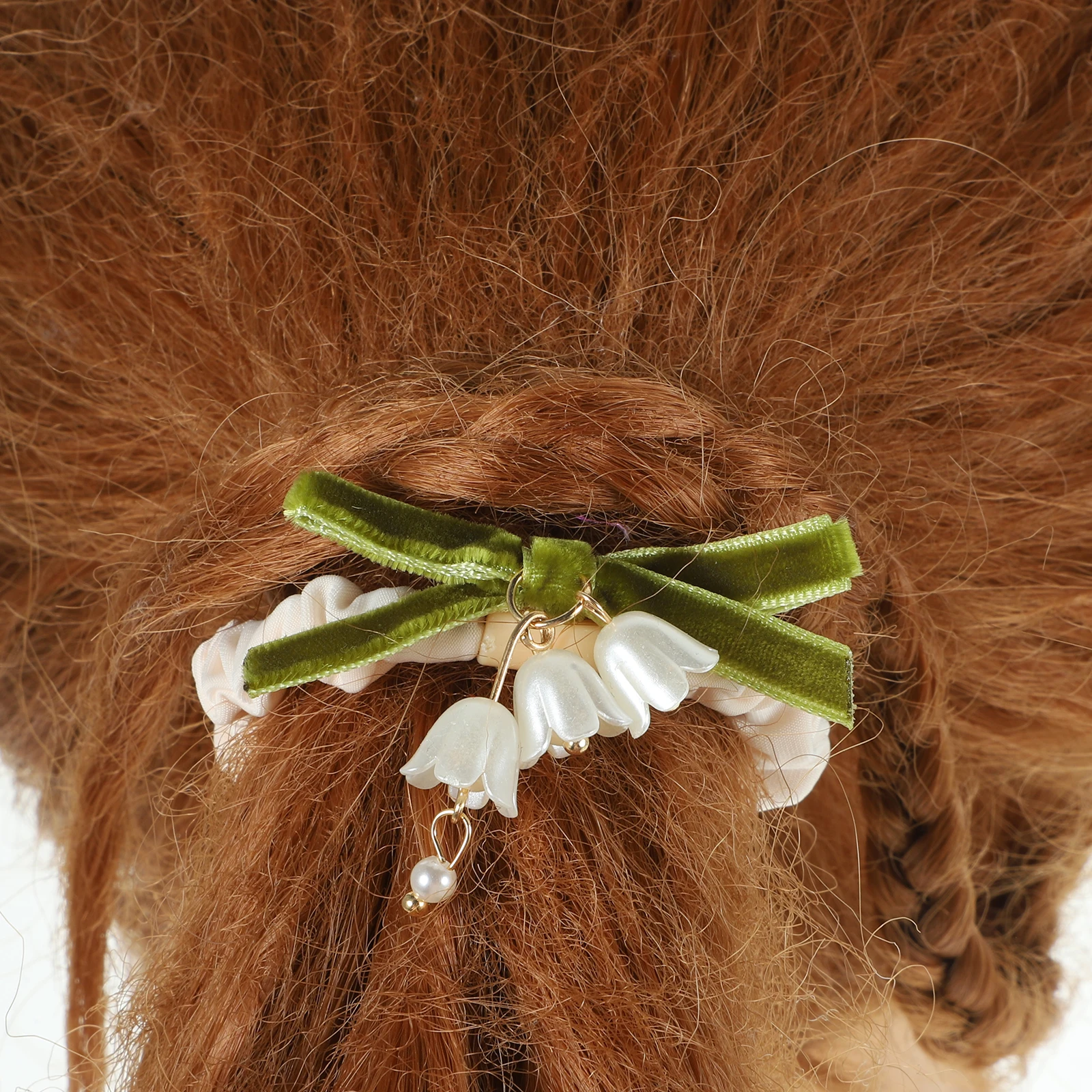 

2 шт., цветочные галстуки, женские эластичные аксессуары, инструменты для укладки волос для девочек, держатели для хвоста, декоративные веревки для волос из смолы