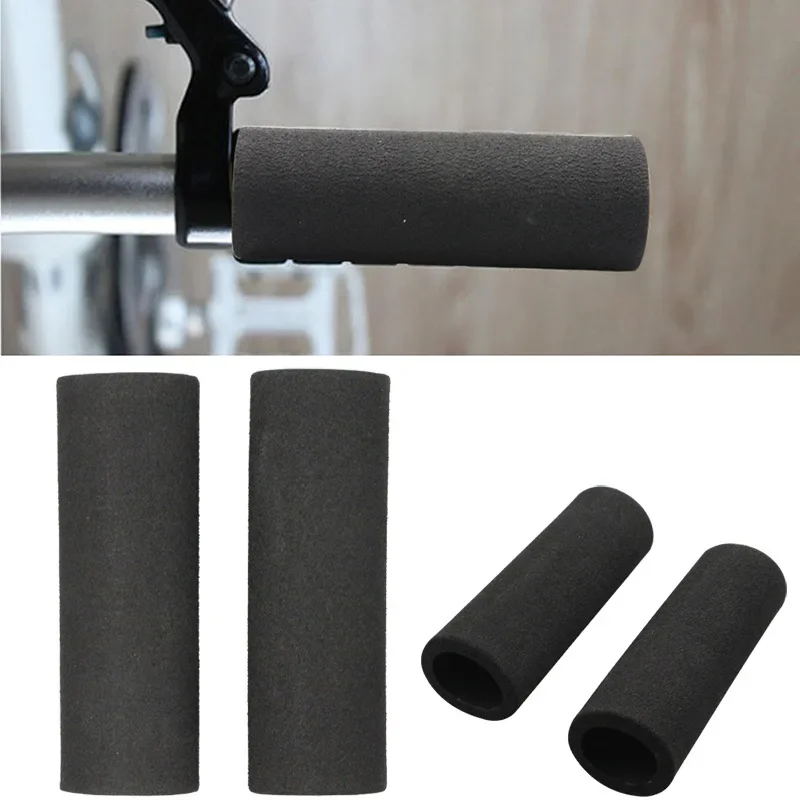 GEFENSI 2PCS Motorcycle Hand Protector Foam Protaper Cuffs Motorcycle Handlebar End Anti Vibration Cover Grips Motorbike Handle