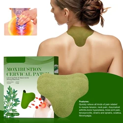 South Moon Wormwood Cervical Patch Cervical Spine Heat Sticker Warm Moxibustion Patch Pack Hot Compress Plaster Patch Medicine
