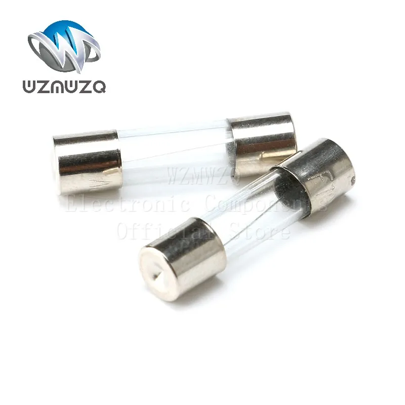 10PCS 5*20mm 250V Amps Induction cooker Glass fuse With lead F T F1A 2A 3A 4A 5A 6.3A 8A 10A 12A 15A 20A5*20 6*30 fast acting