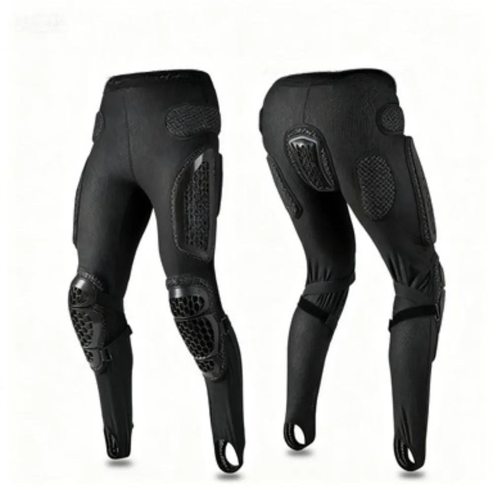Conjunto de pantalones de armadura de motocicleta, pantalones protectores resistentes a impactos para carreras todoterreno, equipo deportivo de verano