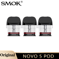 3 pcs/Pack Original SMOK NOVO 5 Pod Cartridge 2ML Meshed 0.7ohm MTL Coil for Electronic Cigarette NOVO 5 Kit