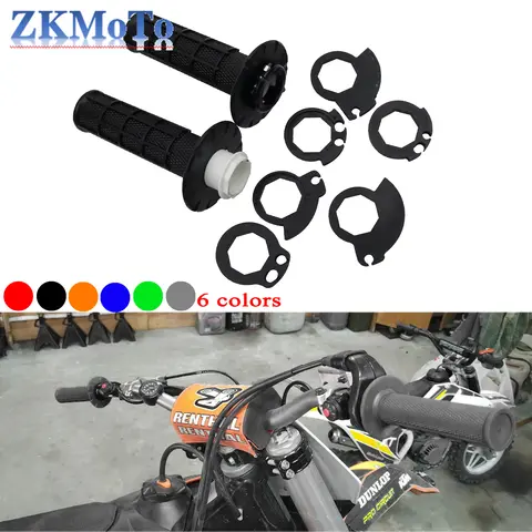 Universal 7/8'' 22mm Handle Grips Dirt Pit Bike Motocross Motorcycle Rubber Handle Bar Grip For KTM YAMAHA Kawasaki Suzuki Honda