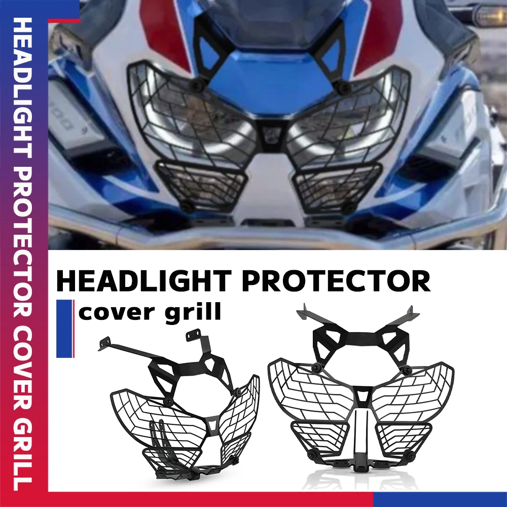 

FOR HONDA CRF1100L AFRICA TWIN ADVENTURE SPORTS 2019 2020 2021 Headlight Bracket Headlight Headlamp Grille Grill Shield Guard