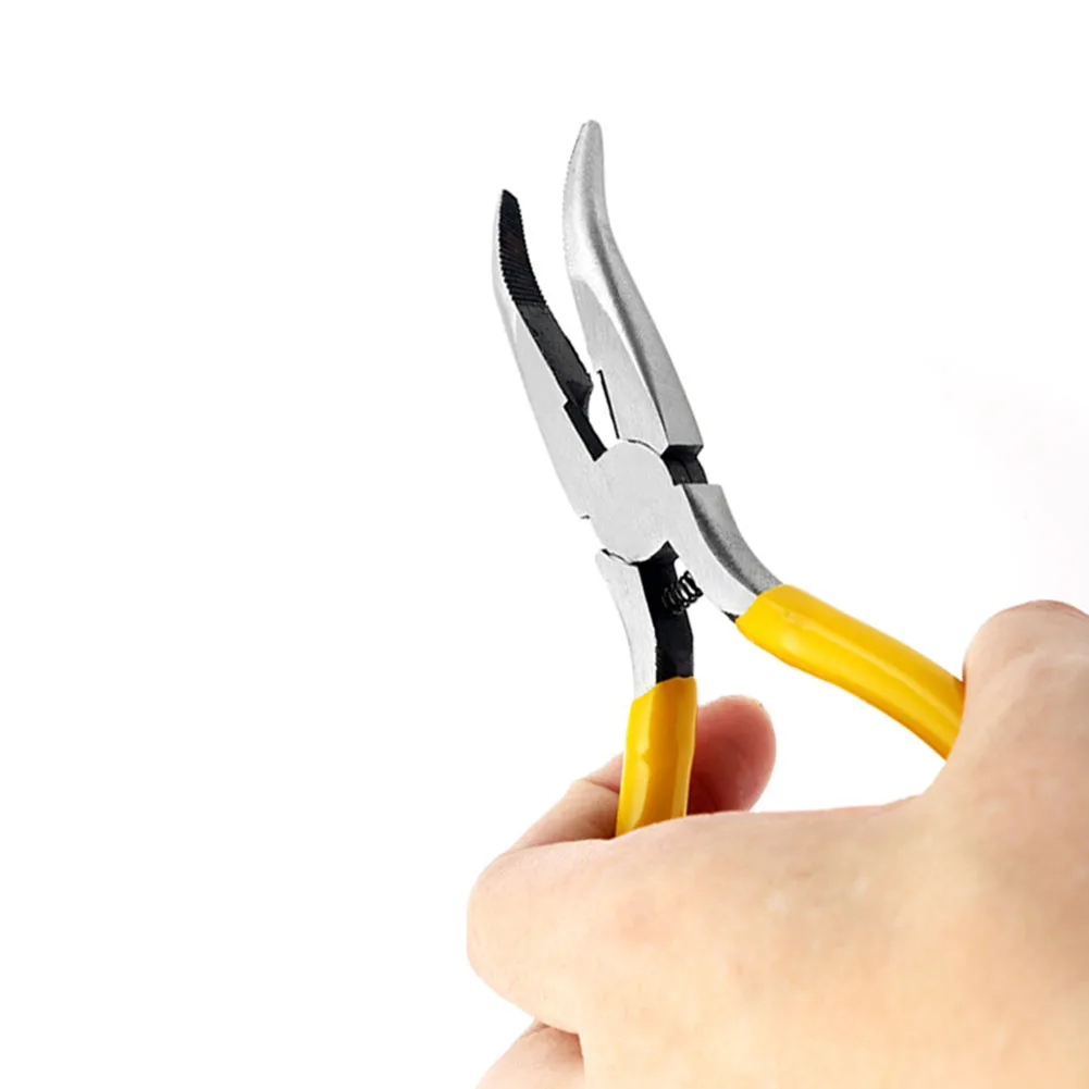 5 inch Metal Pliers for Jewelry Wire Crafting Needle Nose and Flat Nose Configuration for Beading Wire Twisting and Loop Closure