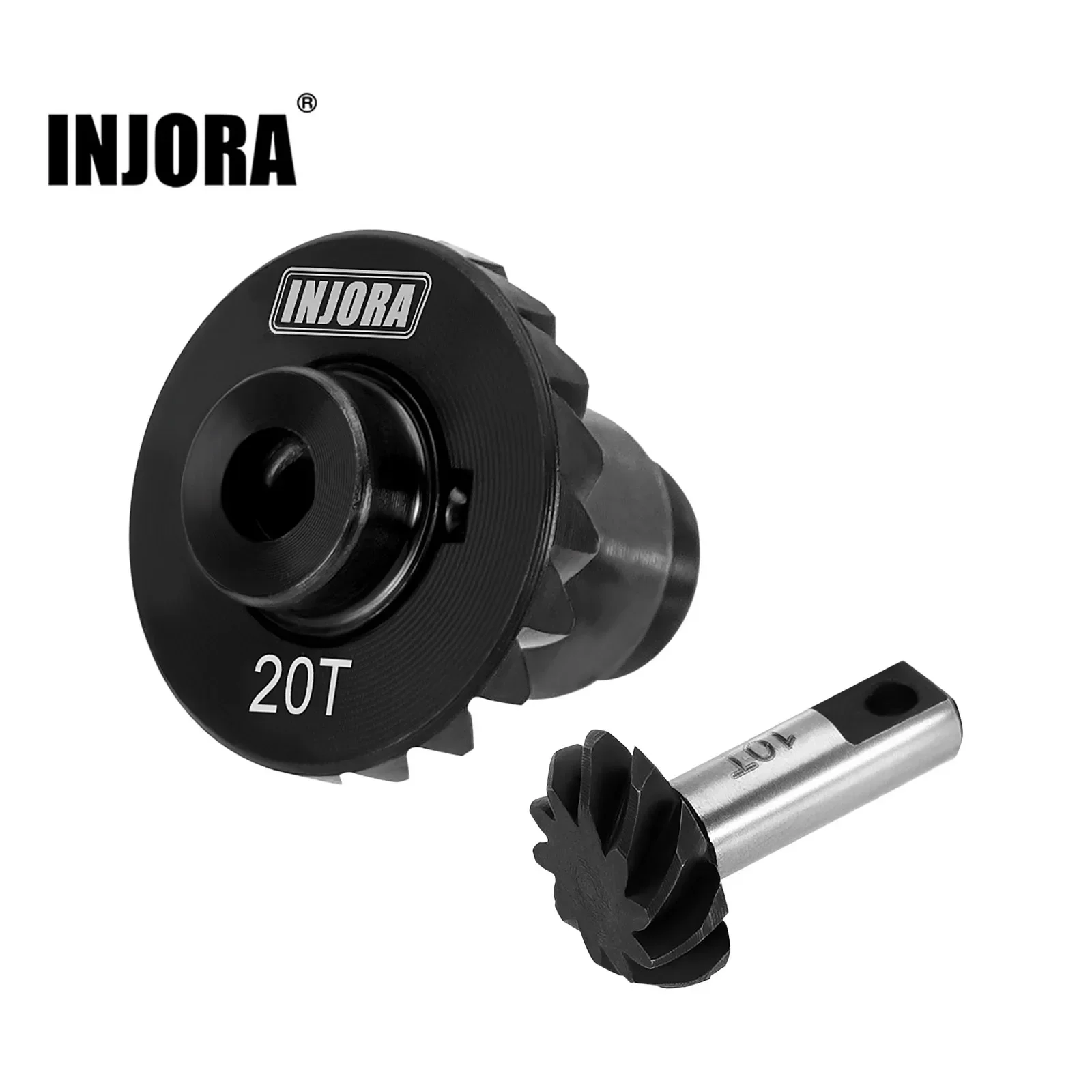 INJORA Steel Alloy Helical Axle Gear Set for 1/18 RC Crawler Redcat Ascent-18