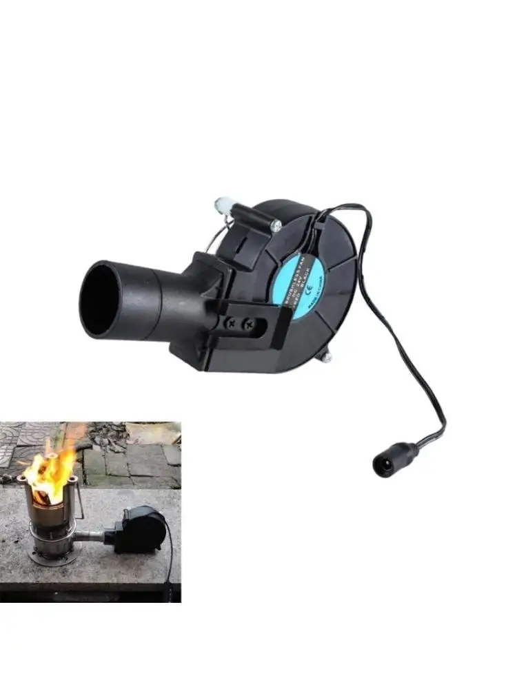 

652F BBQ Air Blower Fan 9733 24V Centrifugal Fan Brushless 5000RPM 40CFM Fan for Outdoor Camping Cooking Fireplaces