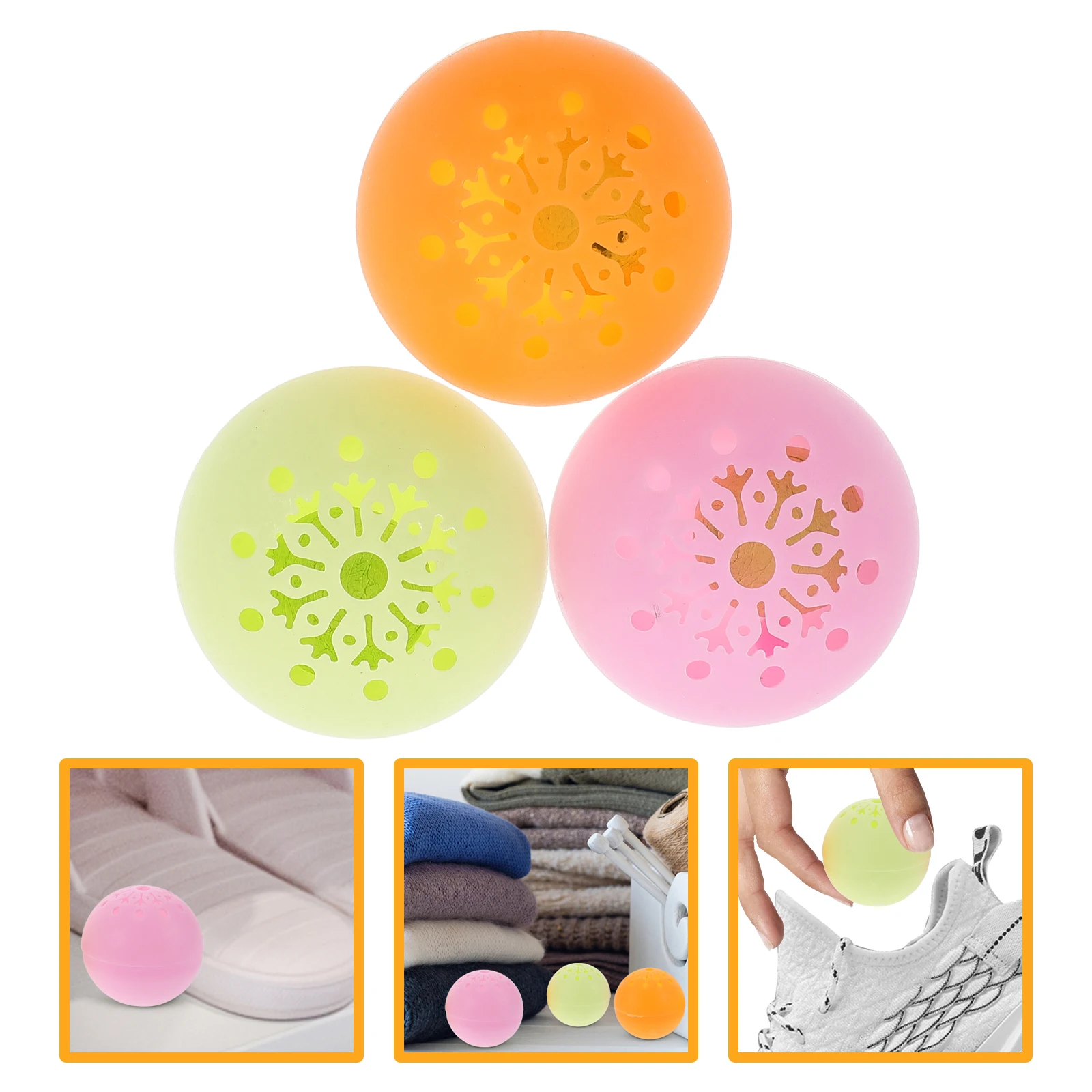 

6pcs Deodorant Shoe Shoe Deodorizer Odor Remover Freshener Scent Absorber Closet Sneaker Deodorizer Balls