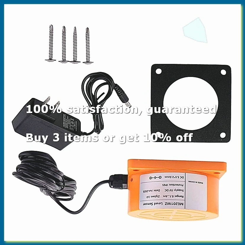 ●Tuya Smart Zigbee Ultrasonic Water Tank Level Monitor Sensor US Plug