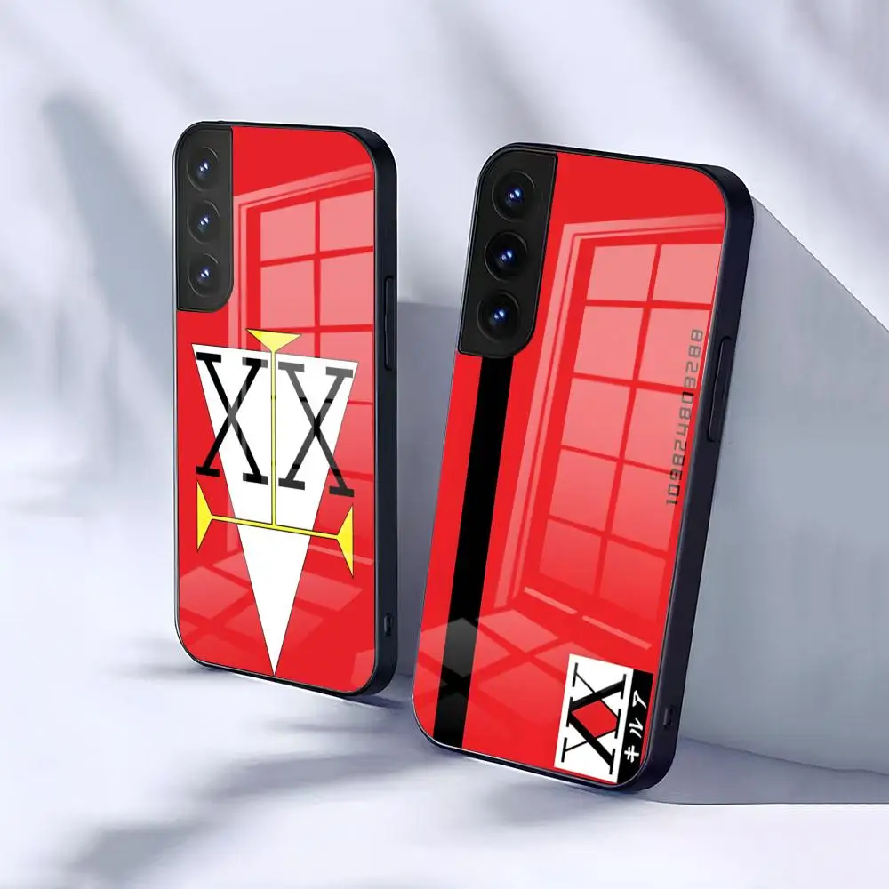 Hxh Hunter X Hunter License Phone Case For Samsung S26 S25 S24 FE S23 S22 S21 Plus S20 Ultra Note20Ultra Black Glass Cover