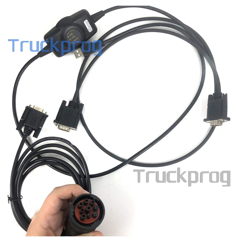 Diagnostic Tool to ECU/PRO/CANfox interface+DB9 to 9-pin Deutsch cable KADIAS for Liebherr engines Diagnostic Kit with LiDIA