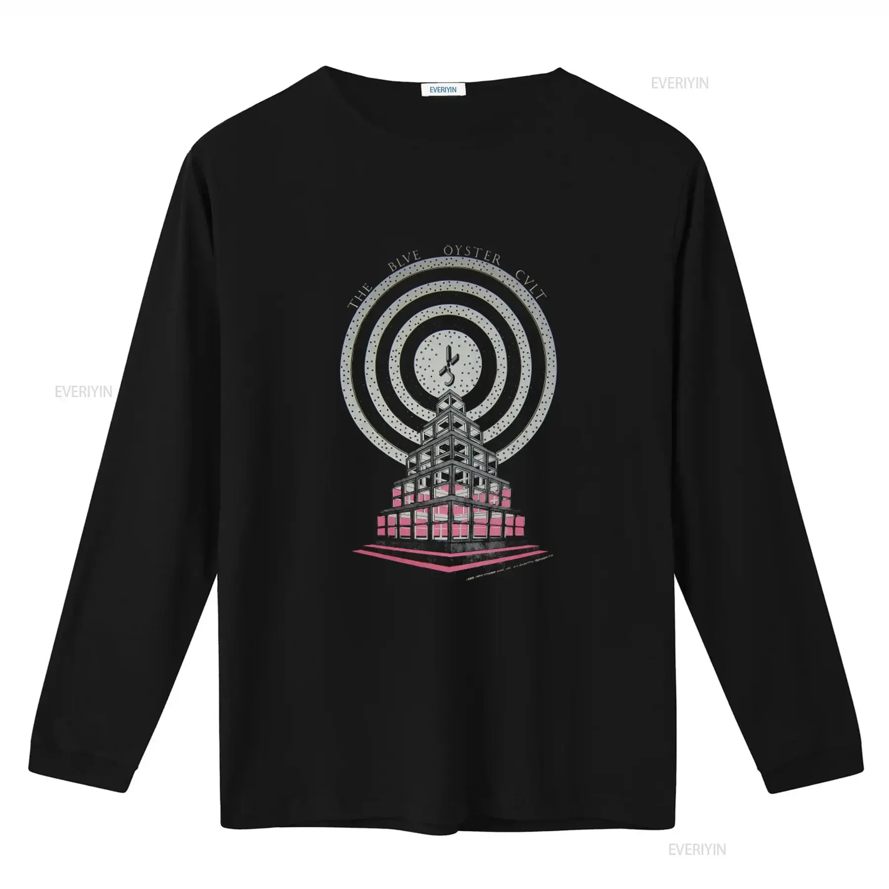 Blue Oyster Cult Concert Cotton Black Men's T Shirt S 234Xl Mm525 vintage Washed Comfortable streetwear Slightly