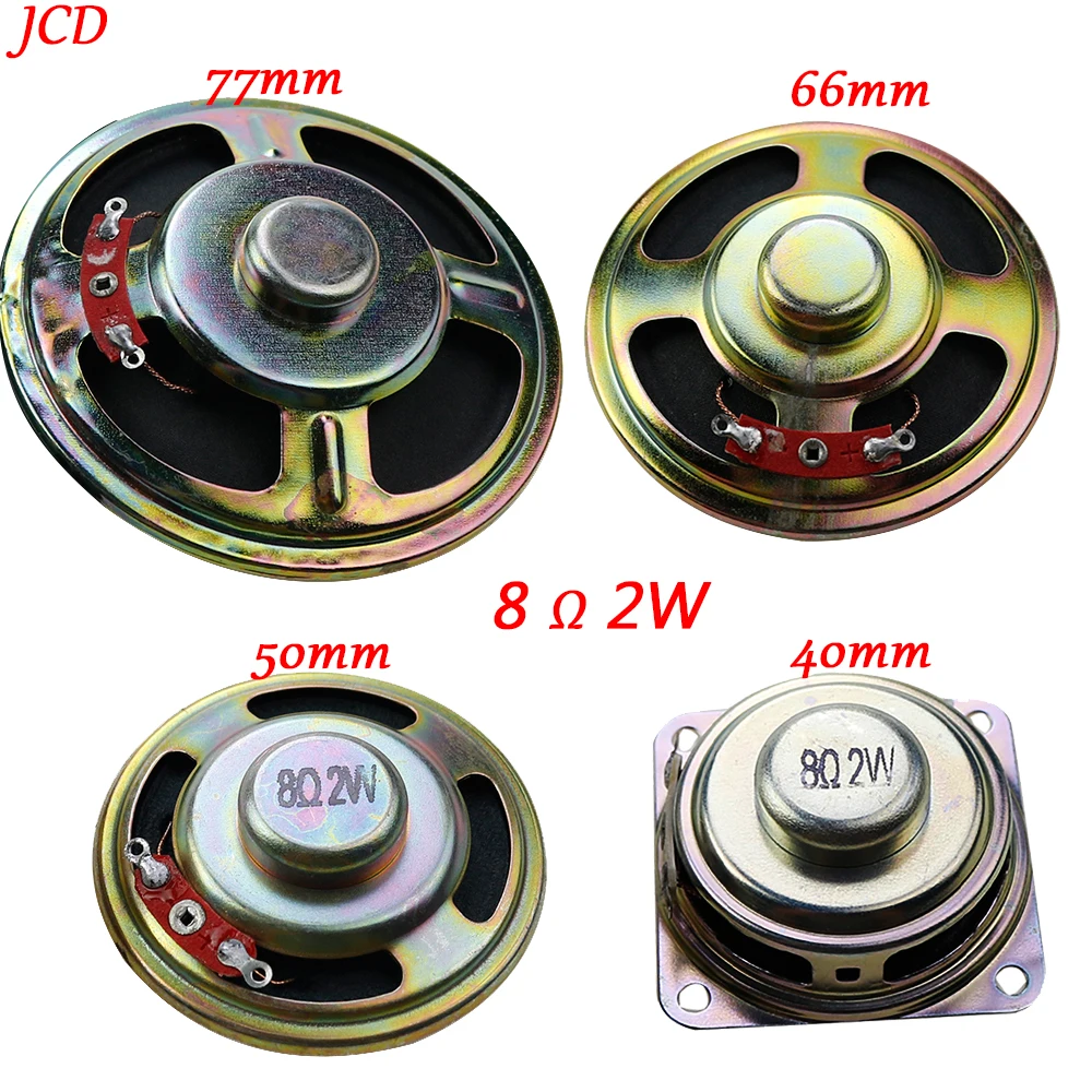 1PCS New Ultrathin Speaker Buzzer 8 Ohms 2 Watts 2W 8R Speaker Diameter 40MM 50MM 66MM 77MM 4CM 5CM 6.6CM 7.7CM